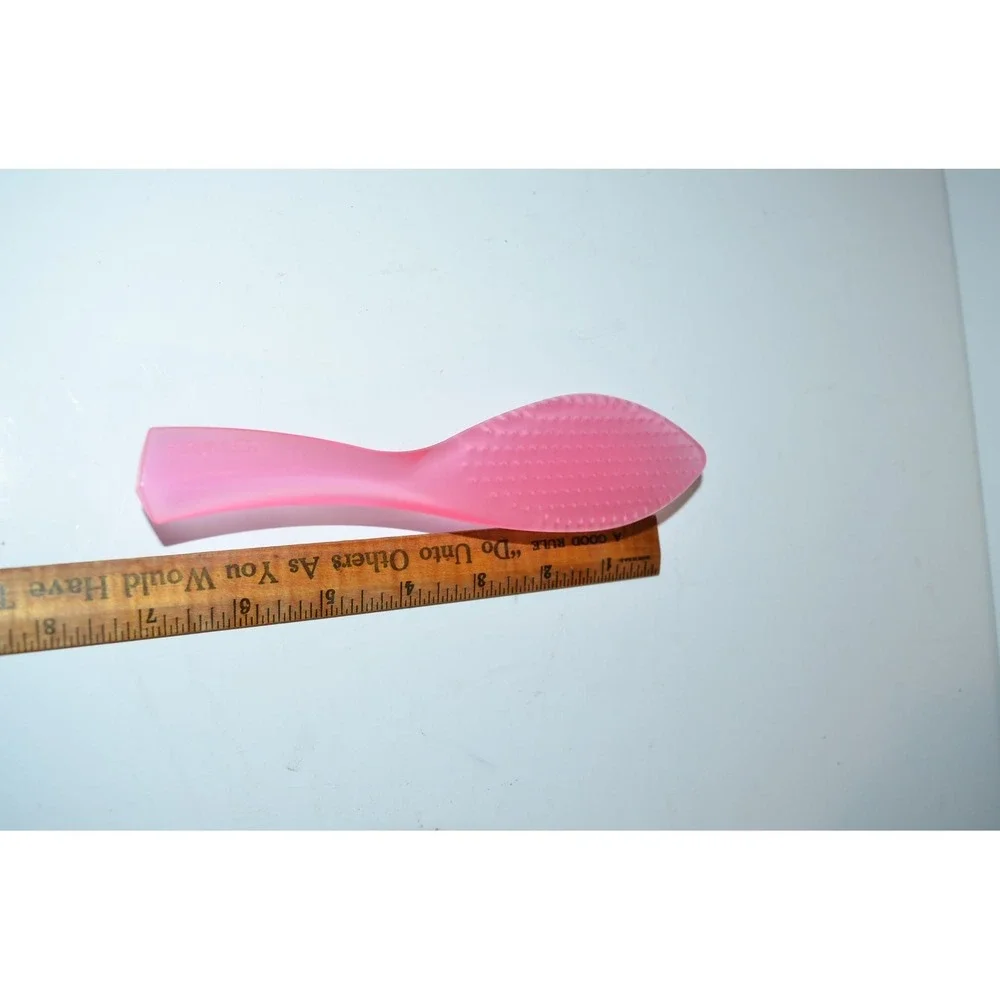 Estee Lauder Ball Tipped Small Travel Purse Plastic Hair Brush pink 7